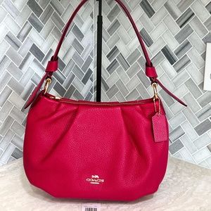 Coach Everly Leather Convertible Shoulder/Crossbody Bag